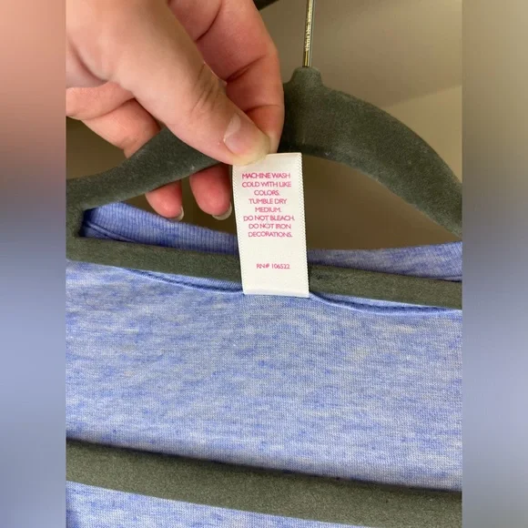 Women’s heathered blue Old Forge Tshirt size XL - Picture 5 of 6